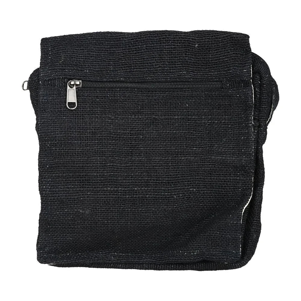 Himalayan Hemp Messenger Shoulder Bag 10" x 11" | Eco-Friendly - We The People 