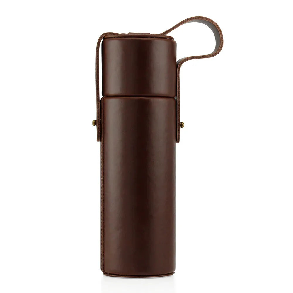 Hydrology9 Leather Carrying Case - Dark Brown | Premium Vaporizer Case - We The People 