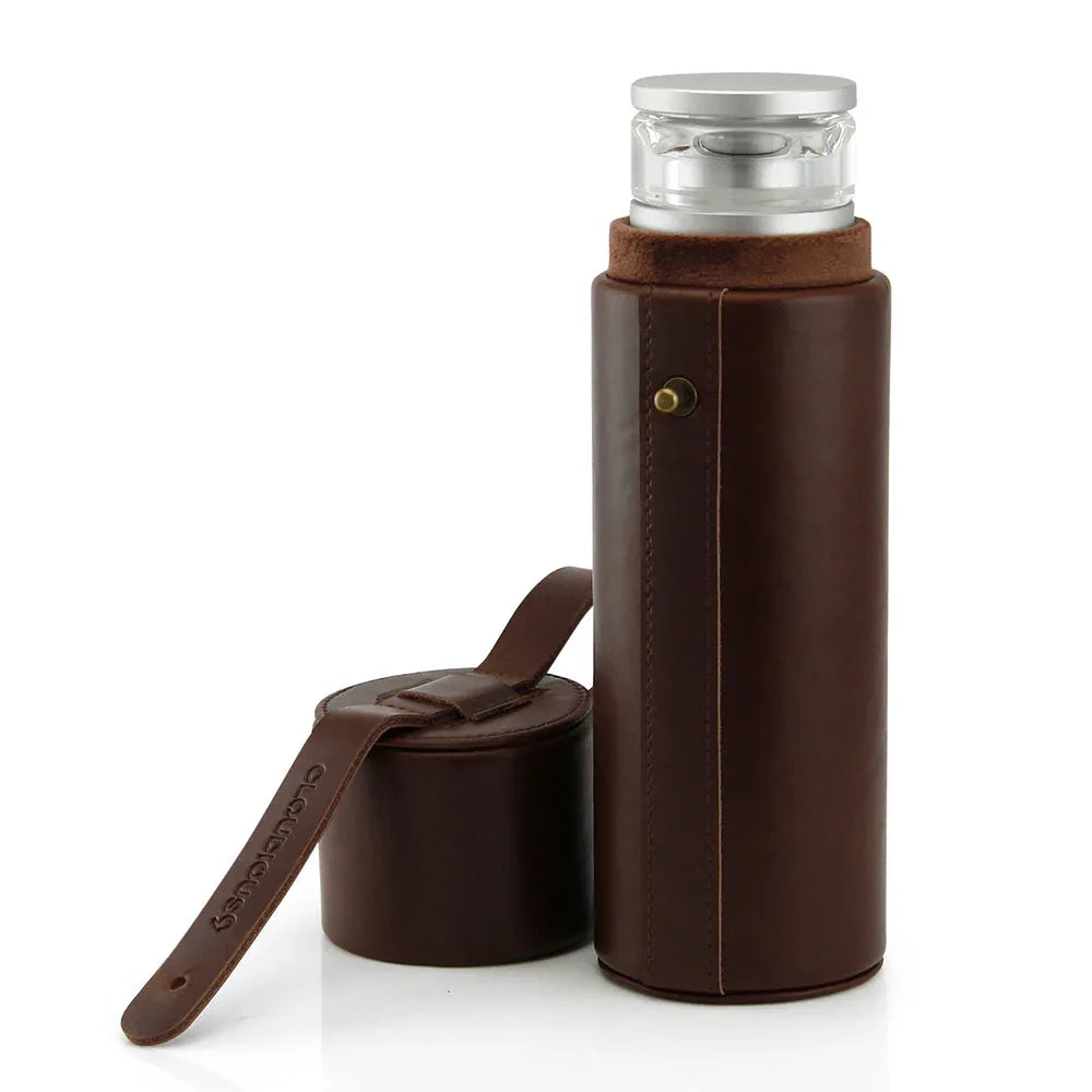 Hydrology9 Leather Carrying Case - Dark Brown | Premium Vaporizer Case - We The People 
