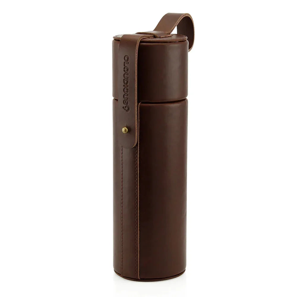 Hydrology9 Leather Carrying Case - Dark Brown | Premium Vaporizer Case - We The People 