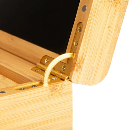 Storage Stash Box with Fingerprint Lock | Bamboo All-in-One Organizer - We The People 