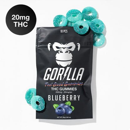 Gorilla Delta 9 THC Gummies | 20 mg | 10-Pack - We The People 