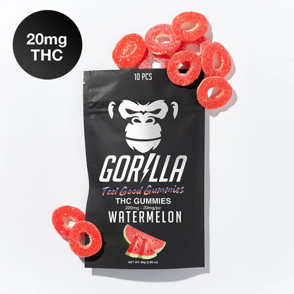 Gorilla Delta 9 THC Gummies | 20 mg | 10-Pack - We The People 