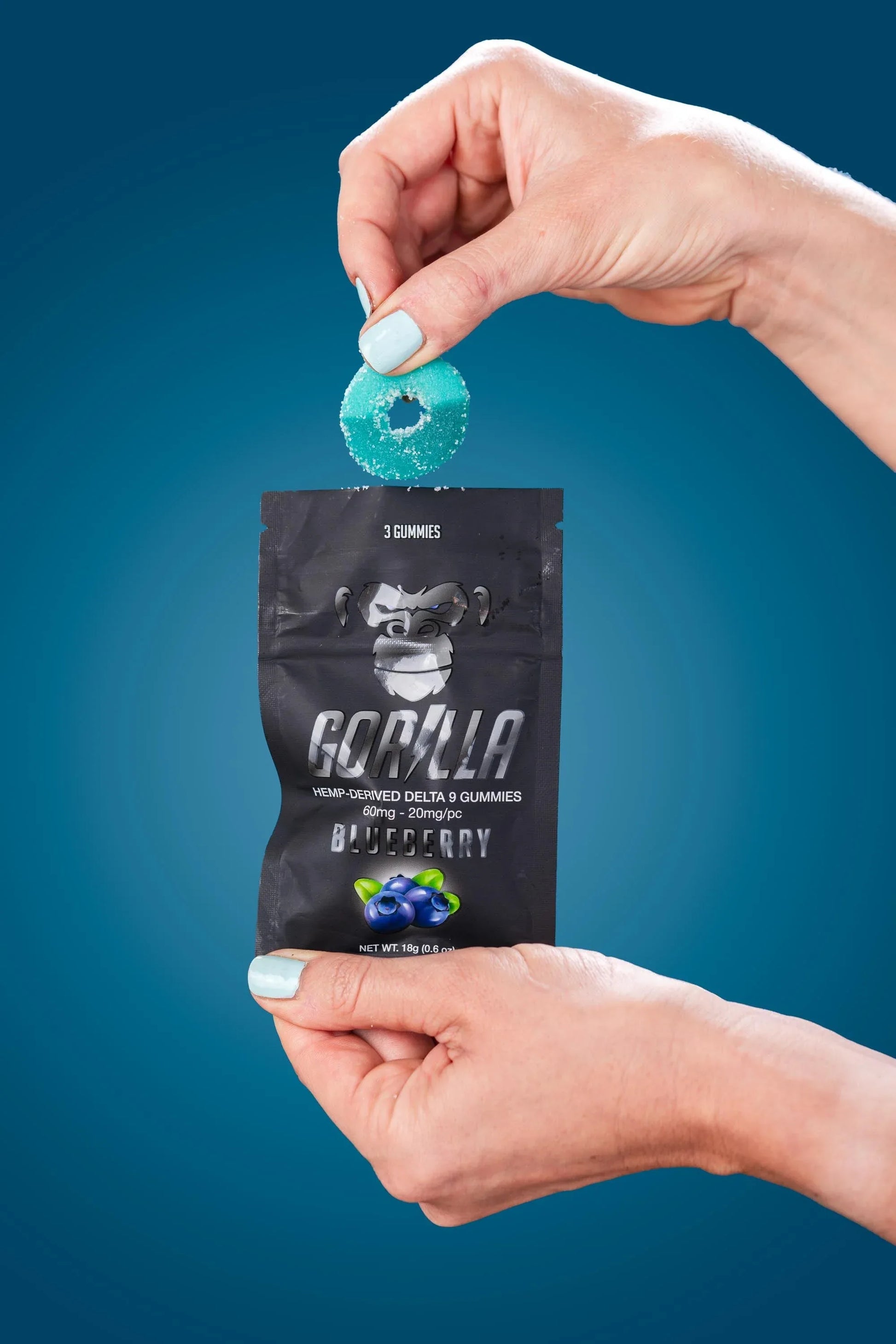 Gorilla Delta 9 THC Gummies | 20 mg | 3-Pack - We The People 