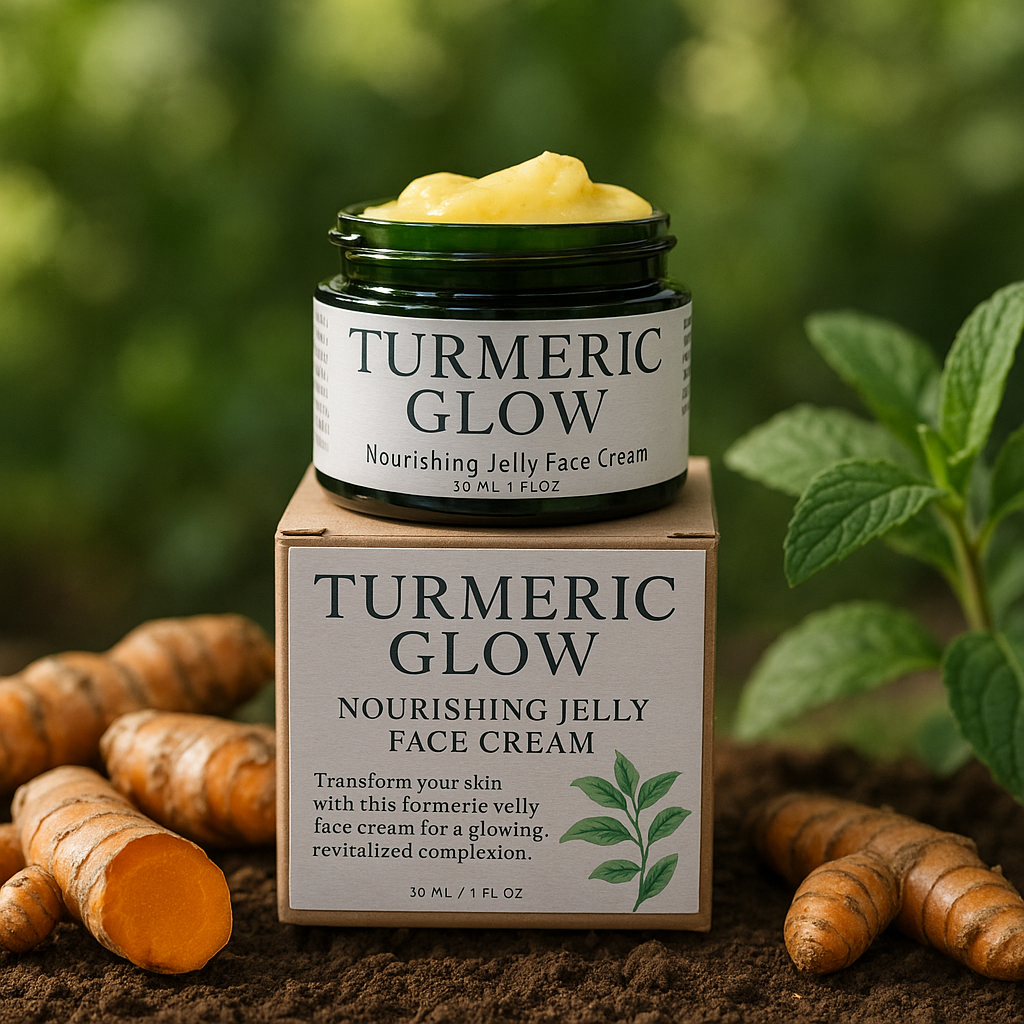 TURMERIC GLOW Nourishing Jelly Face Cream-3
