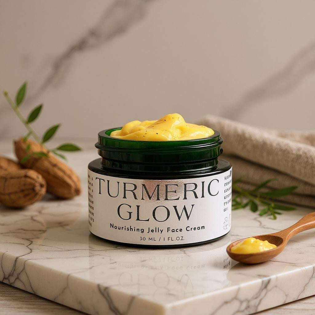 TURMERIC GLOW Nourishing Jelly Face Cream-1