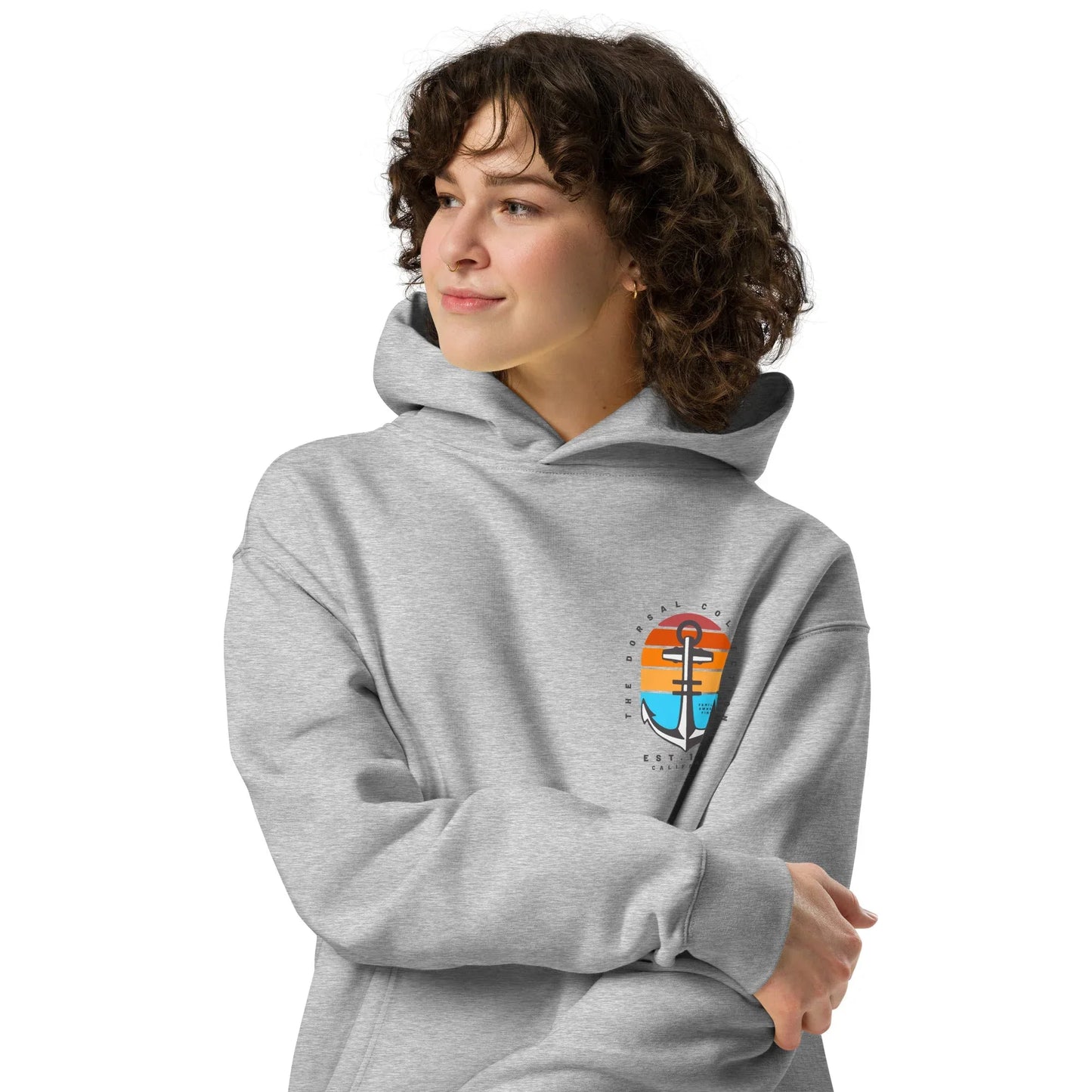 DORSAL Anchors Away Pullover Hoodie | No-Fade Surf Graphic | Premium Fleece - We The People 