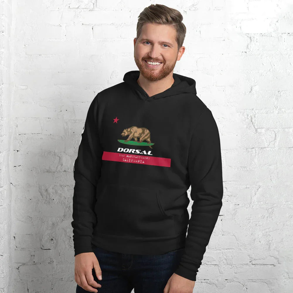 DORSAL California Flag Hoodie | Eco-Blend Pullover | Surf Lifestyle Apparel - We The People 