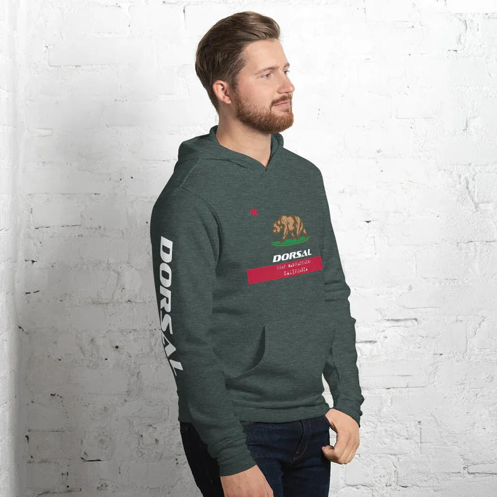 DORSAL California Flag Hoodie | Eco-Blend Pullover | Surf Lifestyle Apparel - We The People 