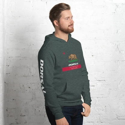 DORSAL California Flag Hoodie | Eco-Blend Pullover | Surf Lifestyle Apparel - We The People 