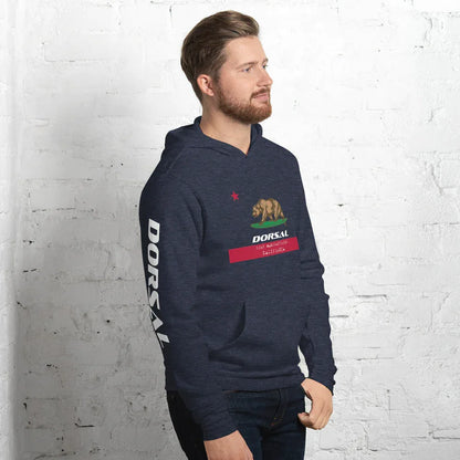 DORSAL California Flag Hoodie | Eco-Blend Pullover | Surf Lifestyle Apparel - We The People 