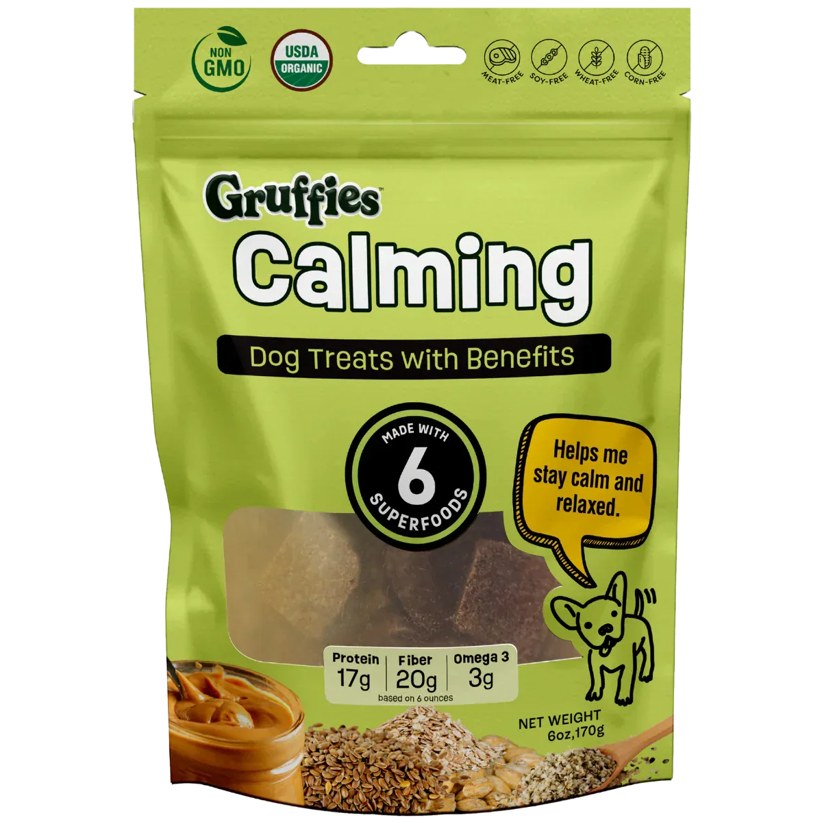 Gruffies Calming CBD Dog Treats 6oz Natural Wellness - We The People 