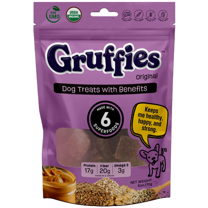Gruffies Original Dog Treats 6oz Premium Natural - We The People 