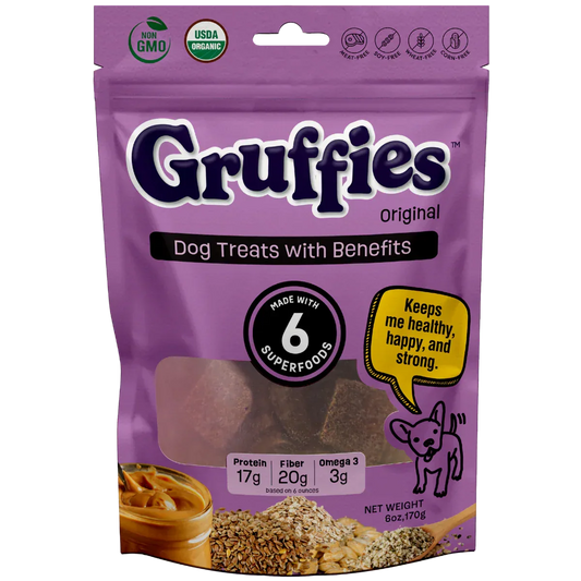 Gruffies Original Dog Treats 6oz Premium Natural - We The People 