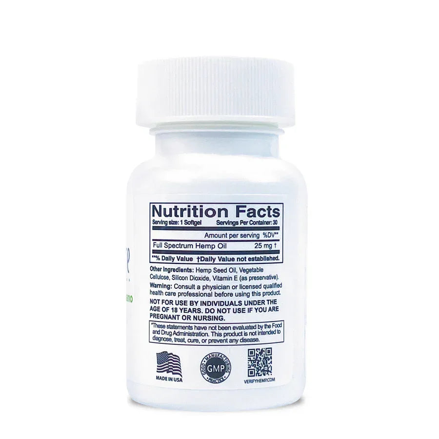 25mg CBD Softgels - We The People 