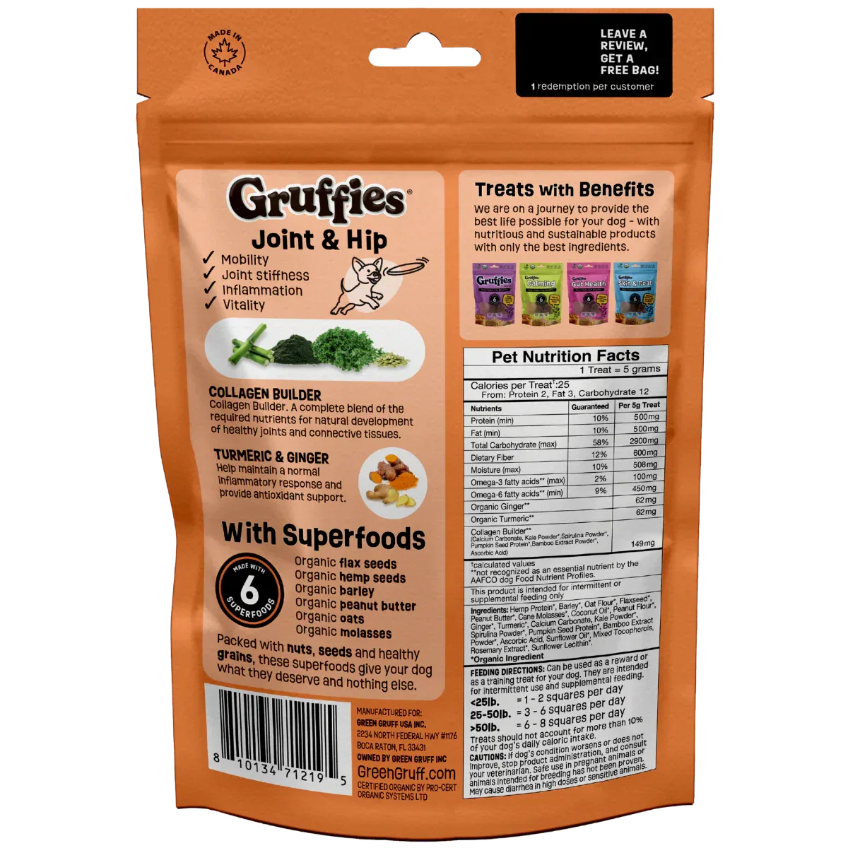 Dog Treats | Gruffies Joint & Hip - We The People 