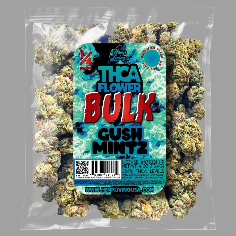 Gush Mintz THCA Flower - Bulk - Hybrid - We The People 