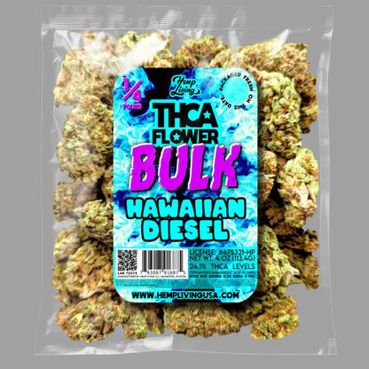 Hawaiian Diesel THCA Flower - Bulk - Sativa - We The People 