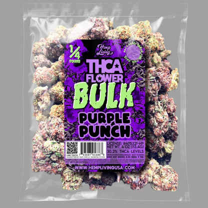 Purple Punch THCA Flower - Bulk - Indica - We The People 