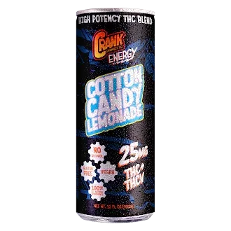 CRANK Cotton Candy Lemonade Delta 9 THC Energy Beverage - We The People 