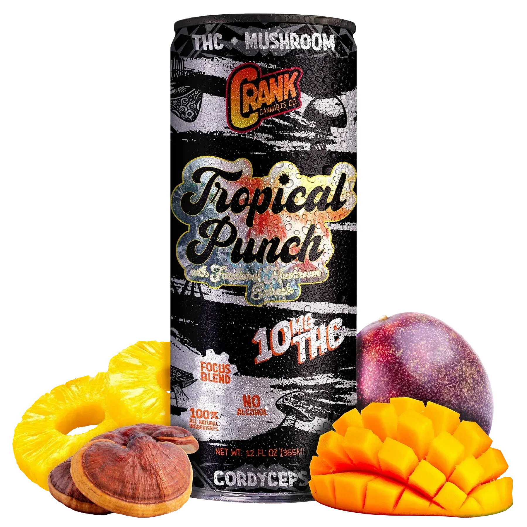 CRANK Delta 9 THC Cold Brew, Lemonade Punch - We The People 