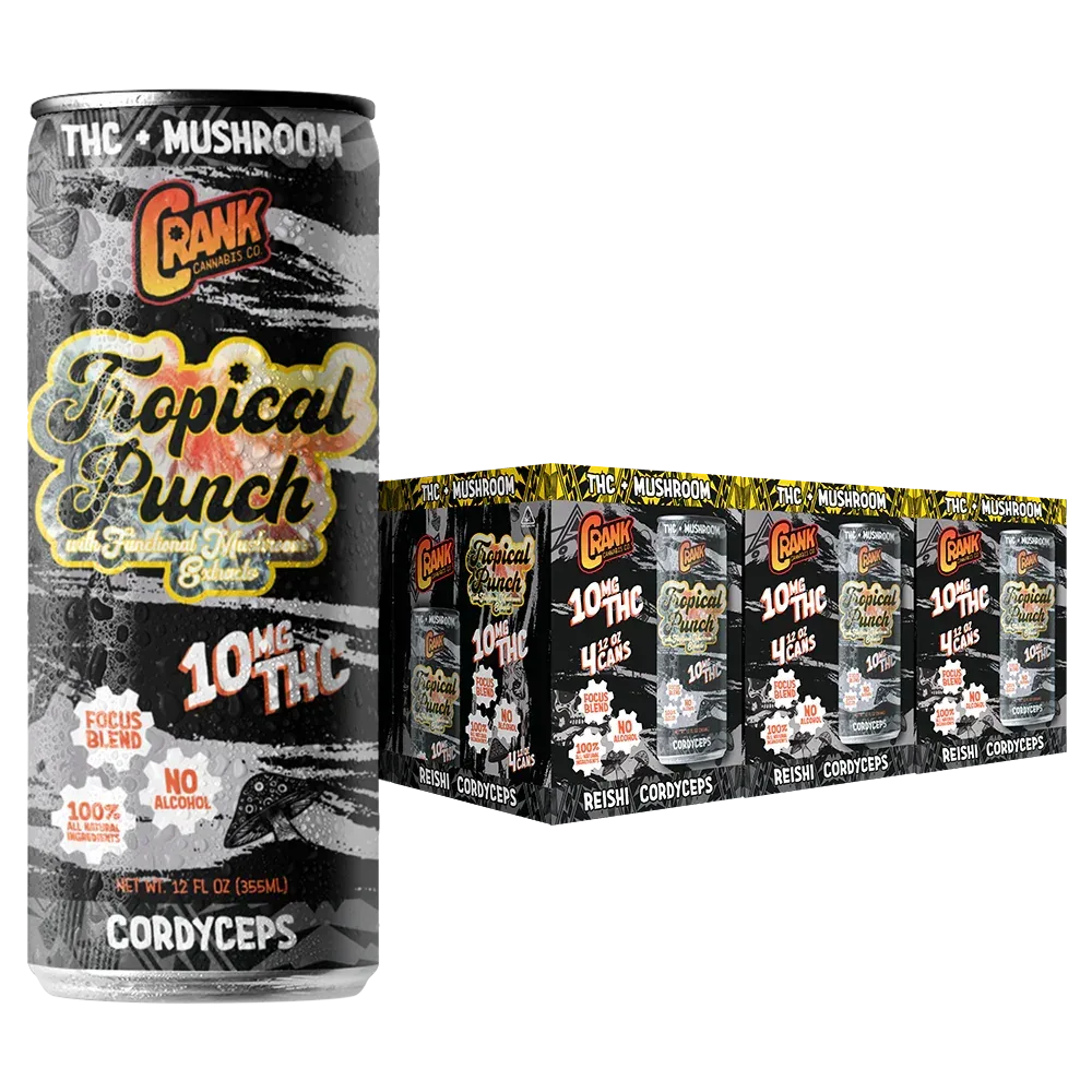 CRANK Delta 9 THC Functional Mushroom Beverage - We The People 