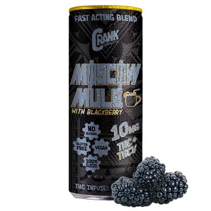 CRANK Moscow Mule Blackberry Delta 9 THC Energy Beverage - We The People 