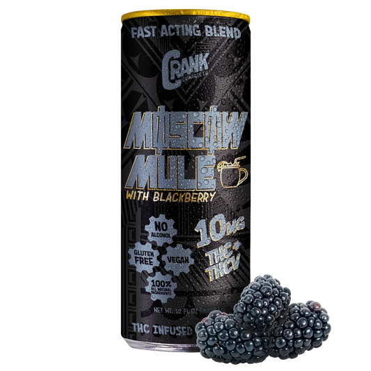 CRANK Moscow Mule Blackberry Delta 9 THC Energy Beverage - We The People 
