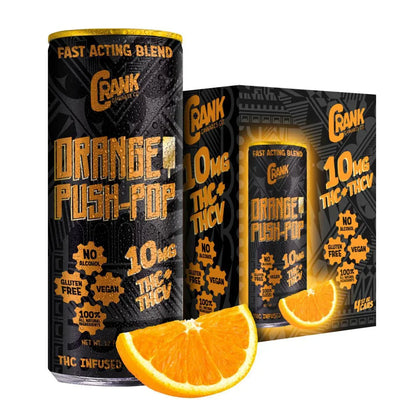 CRANK Orange Push-Pop Delta 9 THC Beverage - We The People 