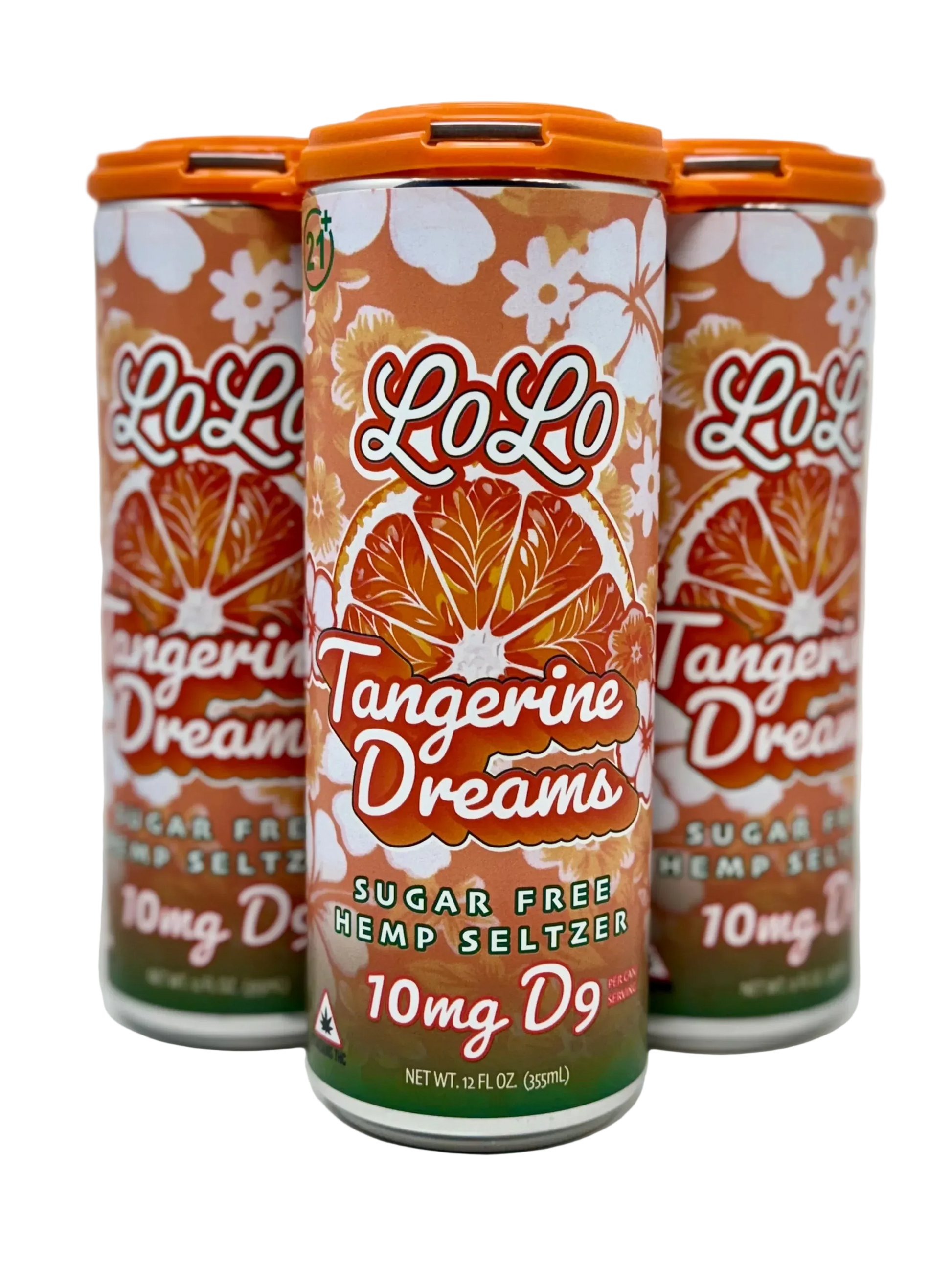 Tangerine Dreams Delta 9 THC Lolo Seltzers | 4 Pack - We The People 