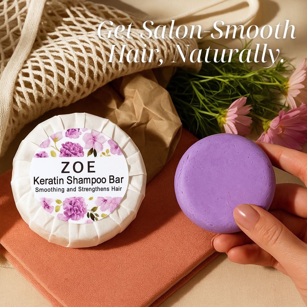 Zoe Keratin Smoothing Shampoo Bar-1