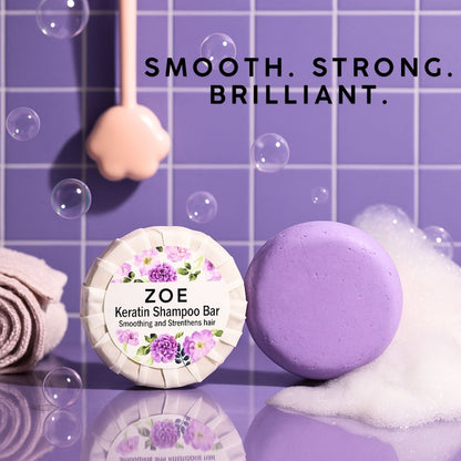 Zoe Keratin Smoothing Shampoo Bar-3